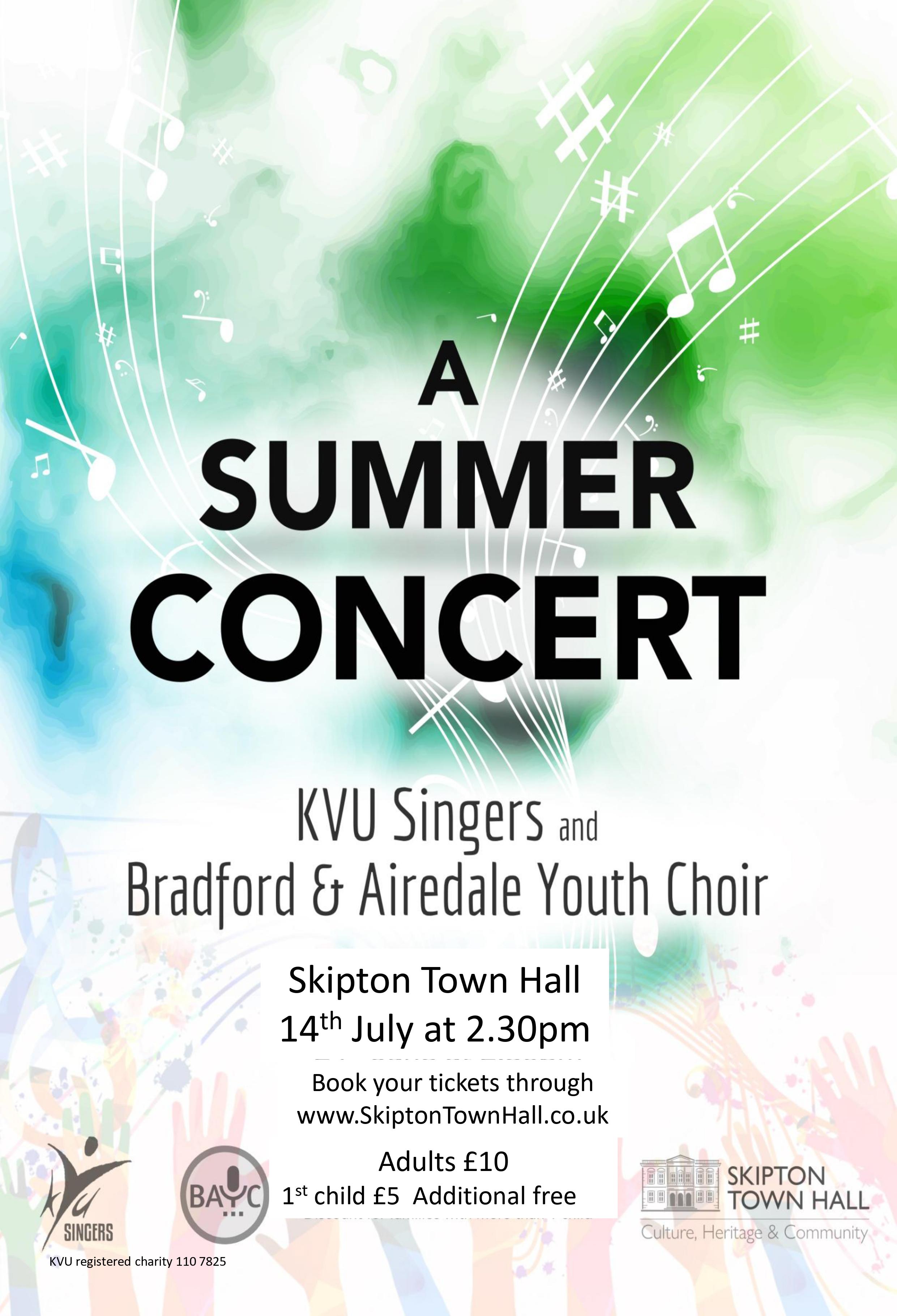 A SUMMER CONCERT WITH BRADFORD AND AIREDALE YOUTH CHOIR